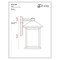 Z-Lite Portland 1 Light Outdoor Wall Light, Oil Rubbed Bronze And Clear Seedy 531B-ORB - alternate 2
